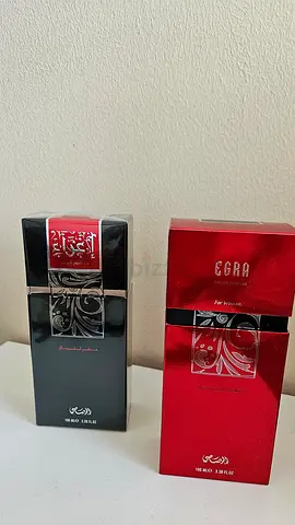 Perfect Gift for Couple. Two Arabic Perfumes (Red  Black) – Unopened boxes