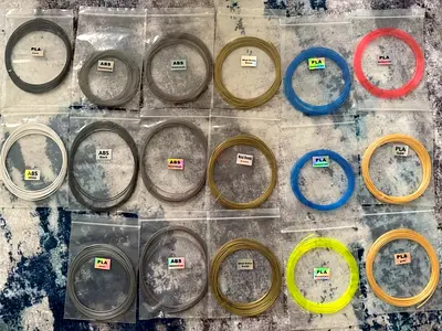 1.75mm Filaments (ABS, PLA, fluorescent)