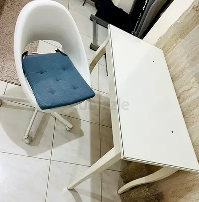 Ikea desk and table , good condition
