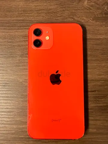Iphone 12 (PRODUCT) Red For Sale + premium phone case- 64GB- negotiable price.