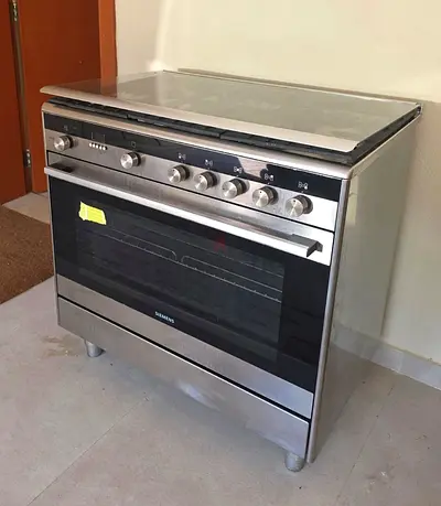 Siemens IQ700 Top 5 Burner Gas Oven Electric 90 cm freestanding