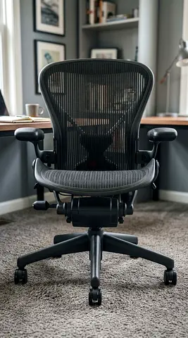 Ergonomic Mesh Office Chair — Adjustable Lumbar Support, Swivel Base