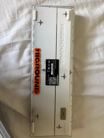Higround opal glacier 65HeMechanical Keyboard (White) - used once, Good Condition