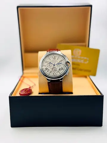 Cartier classy watch with chrono mens