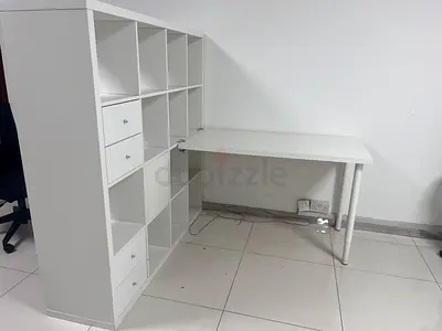 KALLAX / LINNMON desk combination