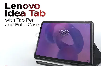 Lenovo Idea Tab with Tab Pen and Folio Case - Good Condition