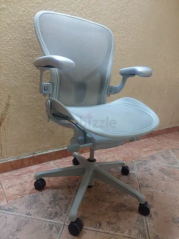 Ergonomic Remastered V2 Version Herman Miller Aeron Chair Mineral Fully Adjustable Size C