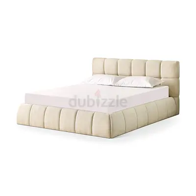 Thick sloped corner king bed frame