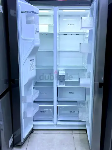 LG LATEST MODEL side by side refrigerator with water depanser and ice maker with inside tank easy