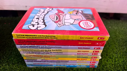 Set of Captain Underpants Chapter Books by Dav Pilkey