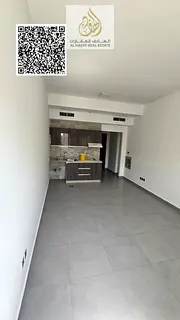 Studio apartment for annual rent in Al Rawda area, excellent finishing and space.