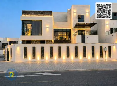 Modern villa with 6 bedrooms, roof terrace, swimming pool, and elevator. Price includes registration fees.
