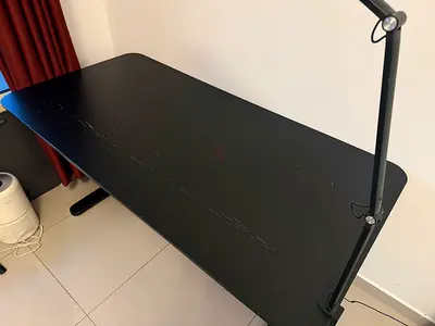 IKEA Black rectangular study/office table