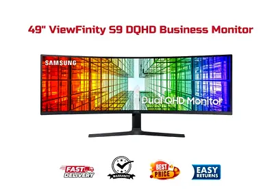 Samsung 49 inch ViewFinity S9 Ultra Wide Curved Monitor