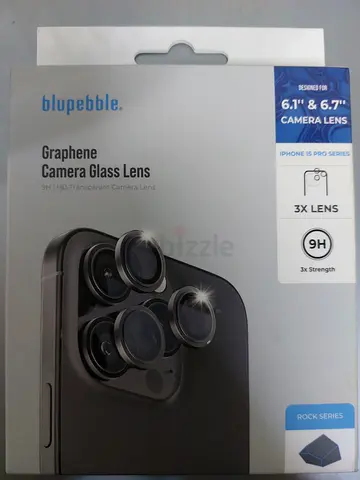 bluepebble Graphene Camera Glass Lens Protector (3-pack) - New in Box