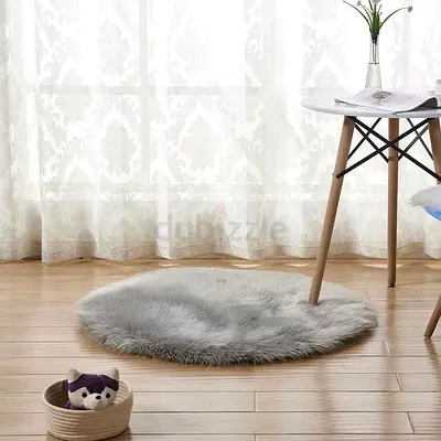 Luxury Soft Fluffy Rug Non-Slip Faux Fur Carpet for Living Room Bedroom Décor