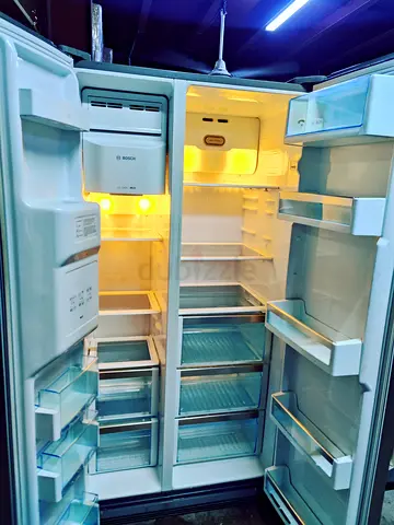 Bosch Refrigerator Side By Side Fridge Freezer Perfect Condition Neat And Clean delivery and warrant