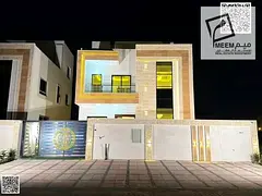 Villa for sale in Ajman, 4 bedrooms, price includes registration fees, very good finishing, freehold