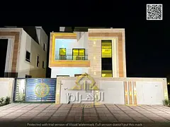 Villa for sale in Ajman, 4 bedrooms, price includes registration fees, very good finishing, freehold