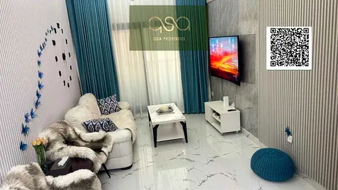 For Rent: Fully Furnished One Bedroom Apartment With Parking Is Available For Rent In Paradise Lake Tower Emirates City, Ajman!