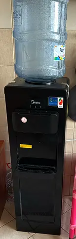 Black Midea Standing Water Dispenser - Good Working Condition