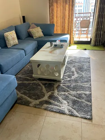 Gray Abstract $%! Rug — Excellent Condition, 150x200 cm