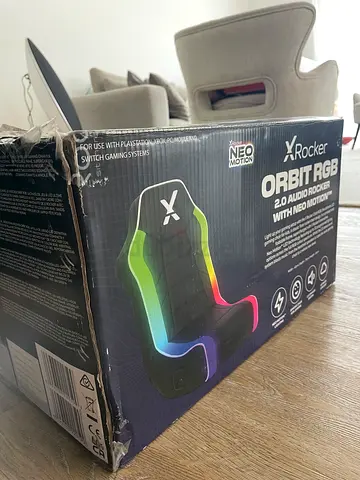 X Rocker Chimera RGB Floor Gaming Chair (PS4 Compatible) - Black - Brand New - never unboxed