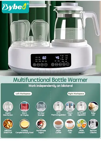 Multifunctional Baby Bottle Warmer with Steam Sterilizer and Food Heater (Like New)