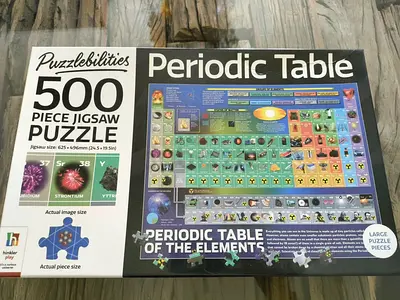 Periodic Table 500-piece Jigsaw Puzzle (Puzzlebilities) - New/Like New