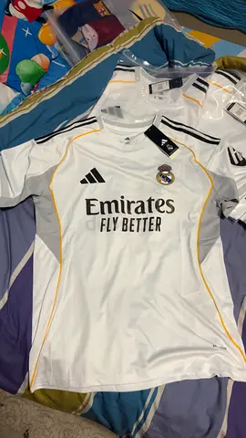 Real Madrid White Home Football Jersey - Size M,L,XL (Emirates Fly Better)