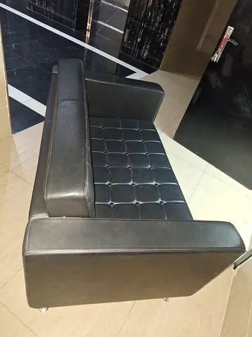 Black Leather Armchair - Single Seater