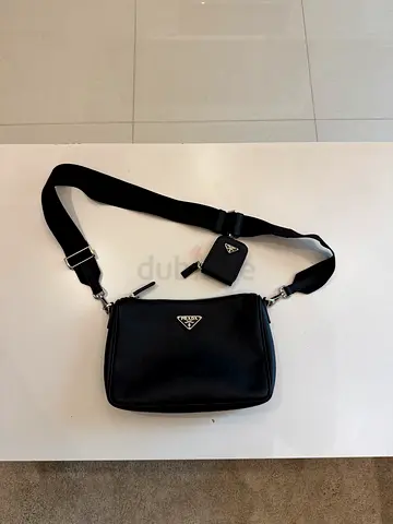 Prada Black Saffiano Leather Messenger / Crossbody Bag - Excellent Condition
