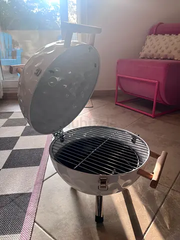 Portable Kettle Charcoal BBQ Grill - Small Round Barbecue