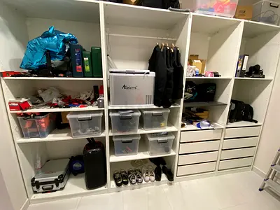 IKEA PAX-style Wardrobe/Storage Units - White, Modular Closet System