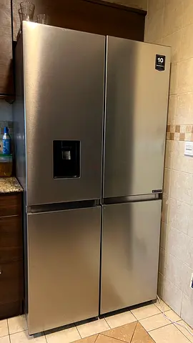 Hisense RQ749N4ASU 4-Door French Refrigerator with Water Dispenser - Stainless Steel