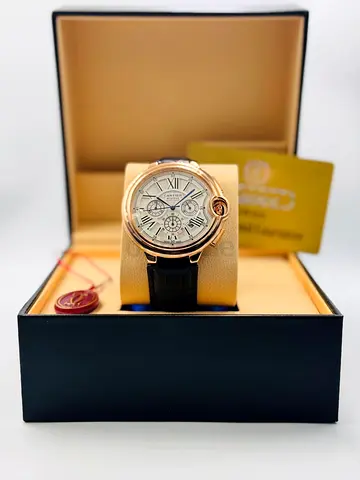 Cartier classy watch with chrono mens