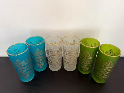 Moroccan Glass Set of 6