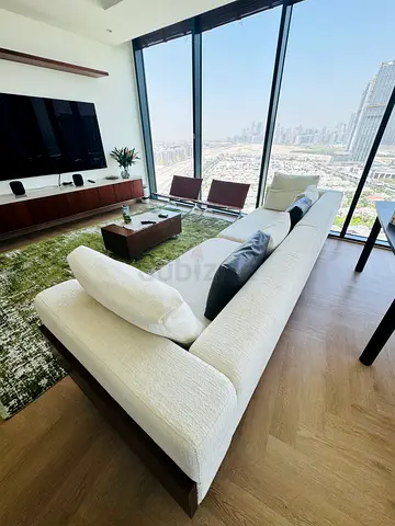 Modern large premium Sofa, coffee table and premium benches