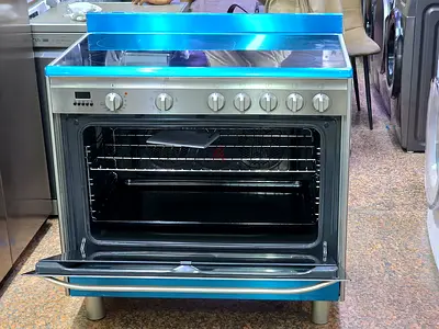 SMEG electric ceramic 5 hobs stove  oven dual fan cooking range oven 90x60