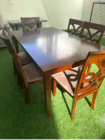 Dining table and chairs