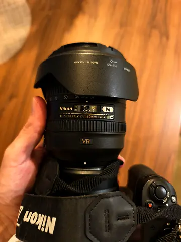 Nikon 24-120mm f/4 G ED VR Lens for Nikon DSLR
