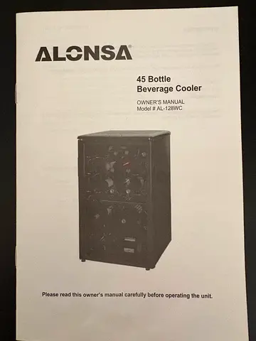 Alonsa 45 Bottle Beverage Cooler  (for sale)