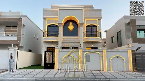 جاهزة بالكهرباء والمياه | تملك فيلا فاخرة بالياسمين عجمان| 6 غرف نوم ماستر G+2 |بسعر تنافسي