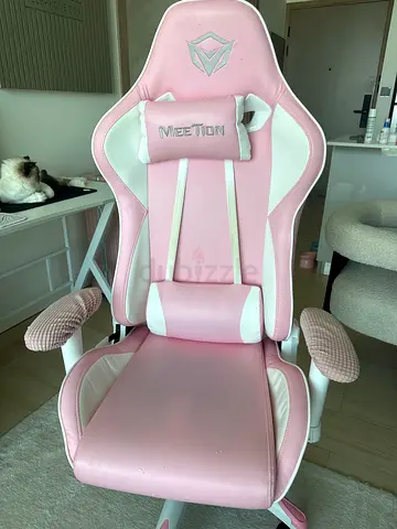 Pink MEETION Gaming/Office Chair in Good Condition