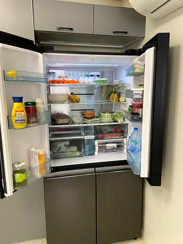 Hitachi 720L Gross Side by Side 4 Door Refrigerator RWB720VUK0GMG, 10 Year Warranty on Inverter Comp