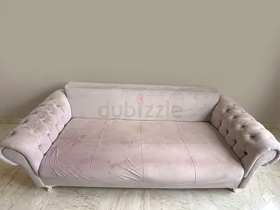 3-Seater Sofa with 2 Covers – Good Condition