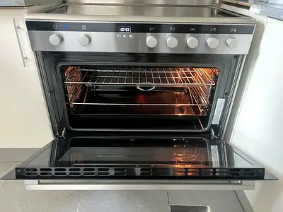 Siemens latest model electric ceramic 5 hobs stove oven fan cooking range 90x60 stove by qaq