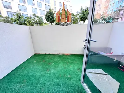 Luxurious Fully Furnished Studio with Garden In UpTown Alzahia community Gym+Pool
