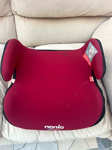 Nania Red Booster Car Seat Cushion - Good Condition