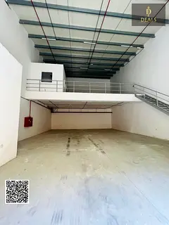 Brand New Warehouse for Rent in Al Jurf 3 | 3,500 Sqft with Mezzanine | 2 Offices | 25 kW Power